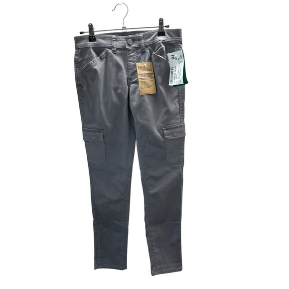 LL Bean Performance Stretch Cargos Pants Women's Size 2 Gray Cotton Blend NEW - Picture 1 of 11